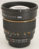 Walimex pro (Samyang) AE 85 mm 1:1.4 AS IF UMC Nikon F-Mount