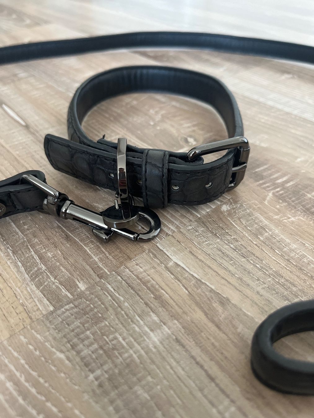 Leine & Halsband: Collier et laisse noir – Neu und originalverpackt aus Le Locle von Mayd_h 1