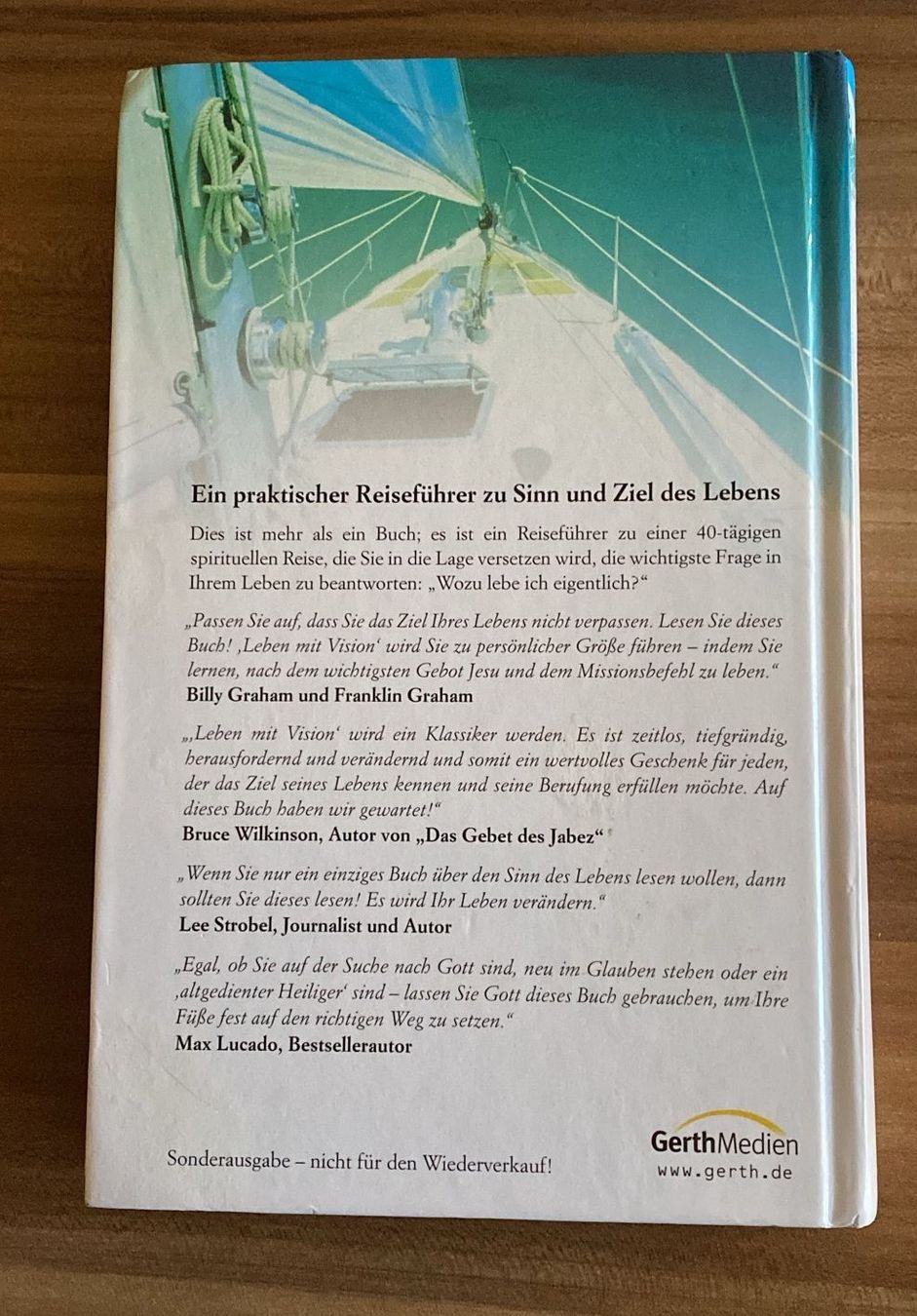 Livres: Leben mit Vision von Rick Warren – D'occasion à Wagenhausen par Kahlen 1