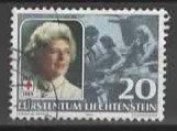 Liechtenstein 1985 Fürstin Gina, Präsidentin rotes Kreuz  (7