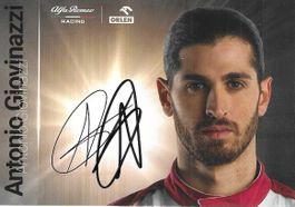 Giovinazzi Sauber AK 2021 original signiert!