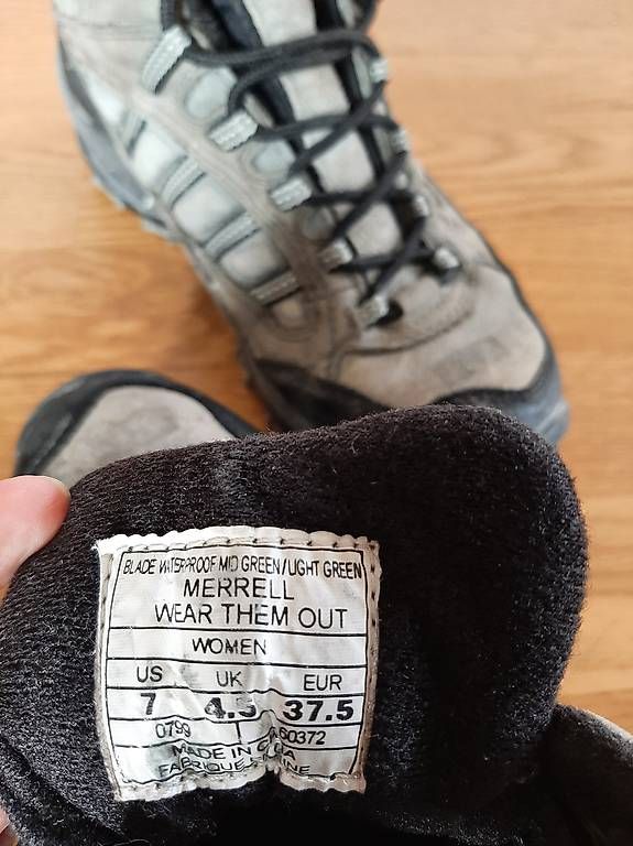 Chaussures femmes: Merrell Trekkingschuh; Grösse 37.5 – D'occasion à Bülach par Debbie017 3