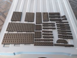 Div Lego Platten  schwarz 