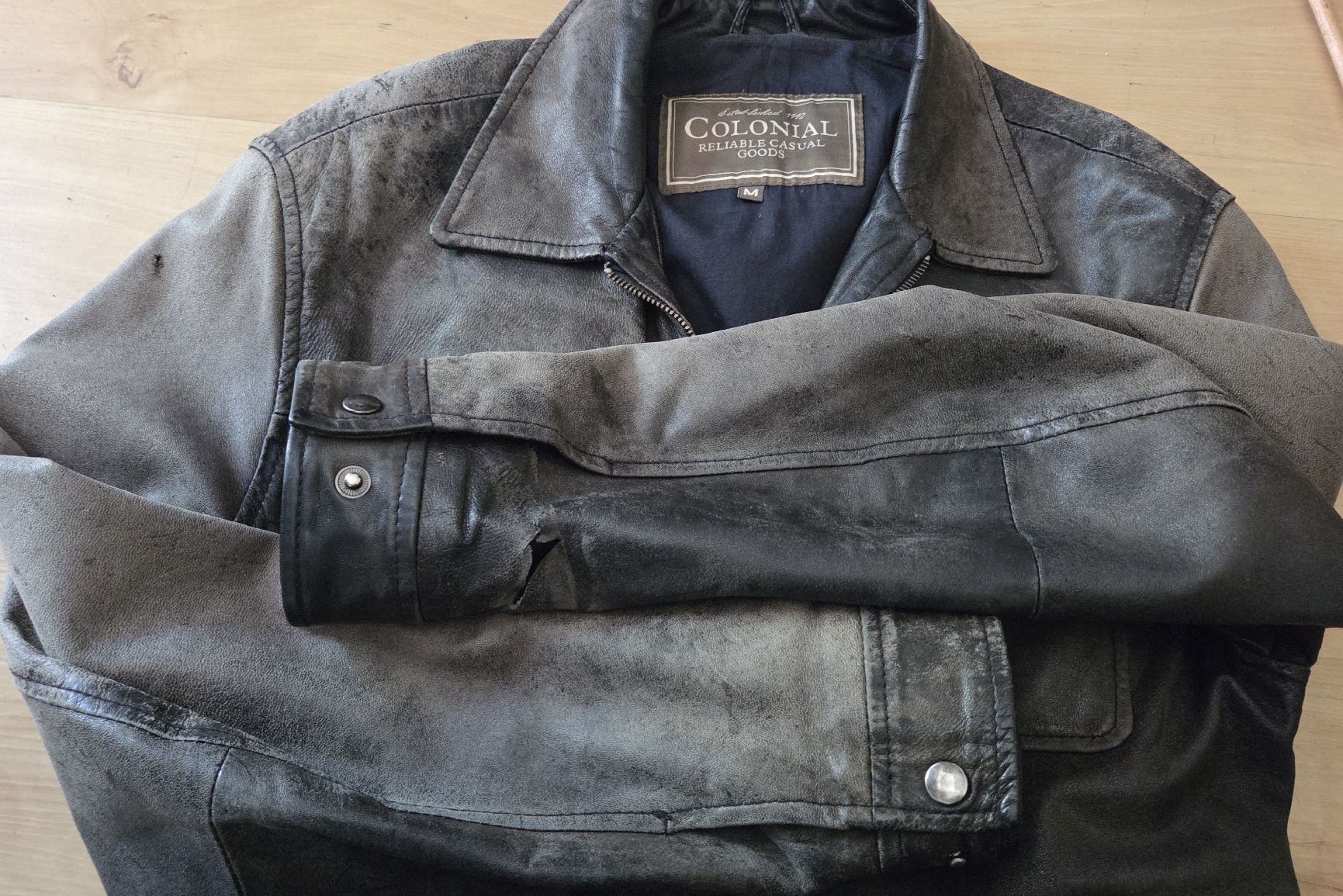 Giacche: Echtlederjacke M Colonial Vintage Used Look – Usato da Zürich venduto da Tobi76 4