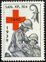 Sanitäts Kp III/4, Aufdr, Wi San 41, 2.WK