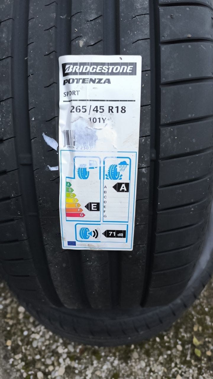 🚗 265/45 R18 101Y BRIDGESTONE POTENZA Sommer NEU Lot423 (Neu und ...