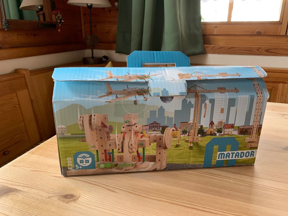 Matador Explorer XL Baukasten | Kit Di Costruzioni In Legno Da 900 Pezzi | Con Martello E Pinza | Giocattolo Educativo PEFC Austria