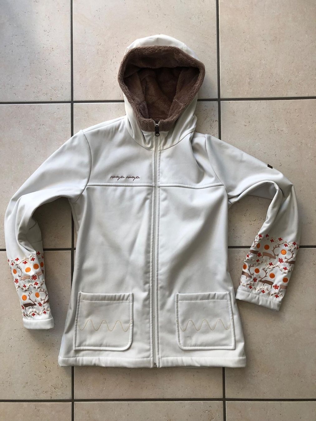 Jacken: Softshelljacke Maya Maya ecru / Muster Gr. S – Neu (gemäss Beschreibung) aus Münchenbuchsee von ryr_jx2r