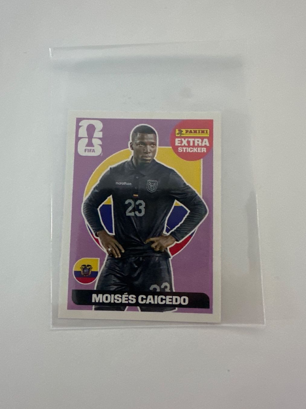 Panini Carte collezionabili: Panini FIFA WM 2026 Extra Sticker Regular - Moisés Caicedo – Nuovo (secondo la descrizione) da Sulz AG venduto da DealWerk