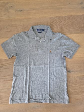 Polo Ralph Lauren Poloshirt grau Slim Fit Grösse S