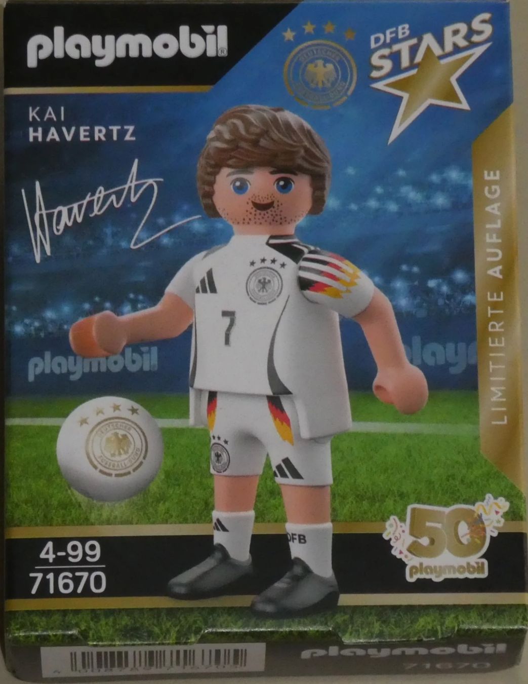 Playmobil Giocattoli: Playmobil 71670 Kai Havertz – Nuovo e nell'imballaggio originale da Wagenhausen venduto da M.Sieg