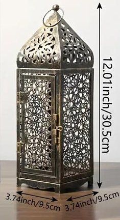 Lanterne: Marokkanische Metalllaterne – Nuovo e nell'imballaggio originale da Liestal venduto da OMAROSHOP 7