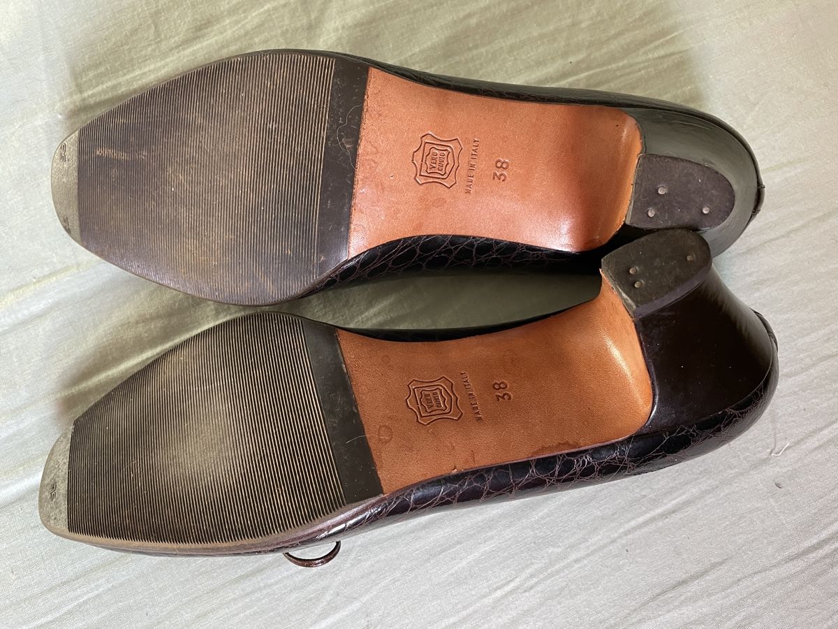 Damenschuhe: Authentic 1950s crocodile-embossed leather vintage loafer-st – Gebraucht aus Zürich von MISSYS-WONDERBAG 6