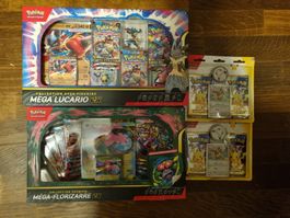 Pokemon Set 30th Lucario Bizaflor Box FR Sammlung TCG