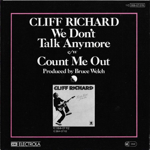 Schallplatten: Richard Cliff: We Don't Talk Anymore 7" – Gebraucht aus Steinhausen von Vilivinili 1