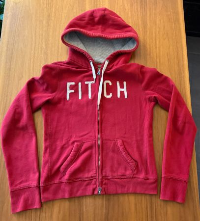 Legendärer Abercrombie & Fitch Hoodie - Rot - Gr. L