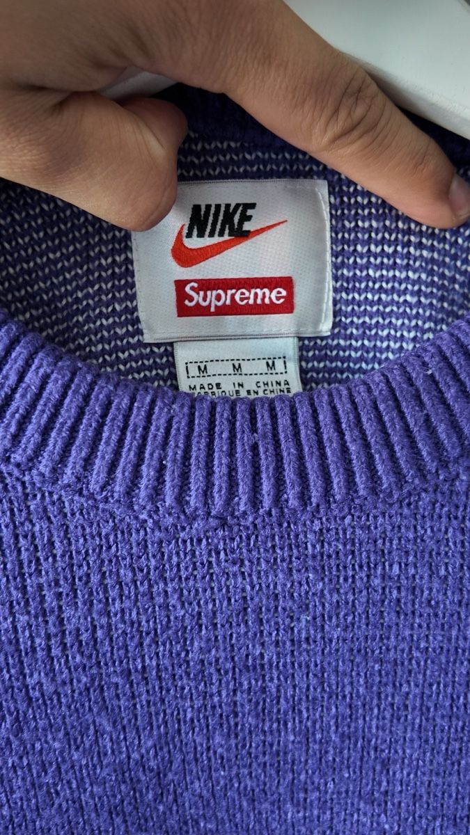 Maglioni & Felpe: Nike x Supreme Pullover Grösse M Lila - Trendiger Winterpull – Usato da Basel venduto da 2ndhandSwiss 3