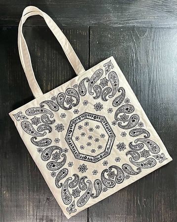 Madewell Bandana Canvas Tote
