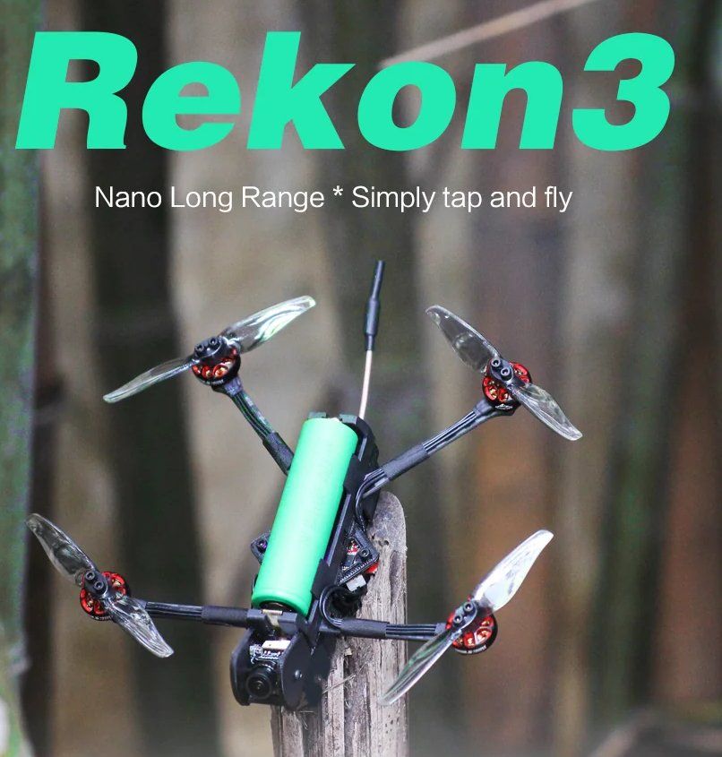 Modellismo RC: Rekon 3 Nano Long Range FPV Quad mit TBS Empfänger – Nuovo e nell'imballaggio originale da Winterthur venduto da Miwok