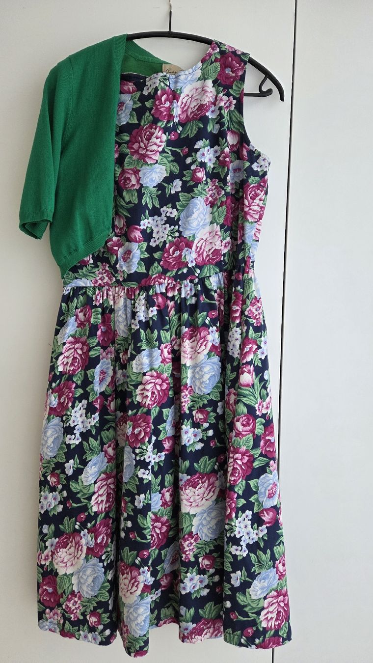Vestiti: Blumiges Sommer Kleid Gr.40 & passende Jacke – Nuovo (secondo la descrizione) da Hausen am Albis venduto da pear04