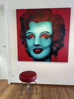 Marilyn Monroe XXL-3 handgemalt, 130x130 cm, Pop Art 