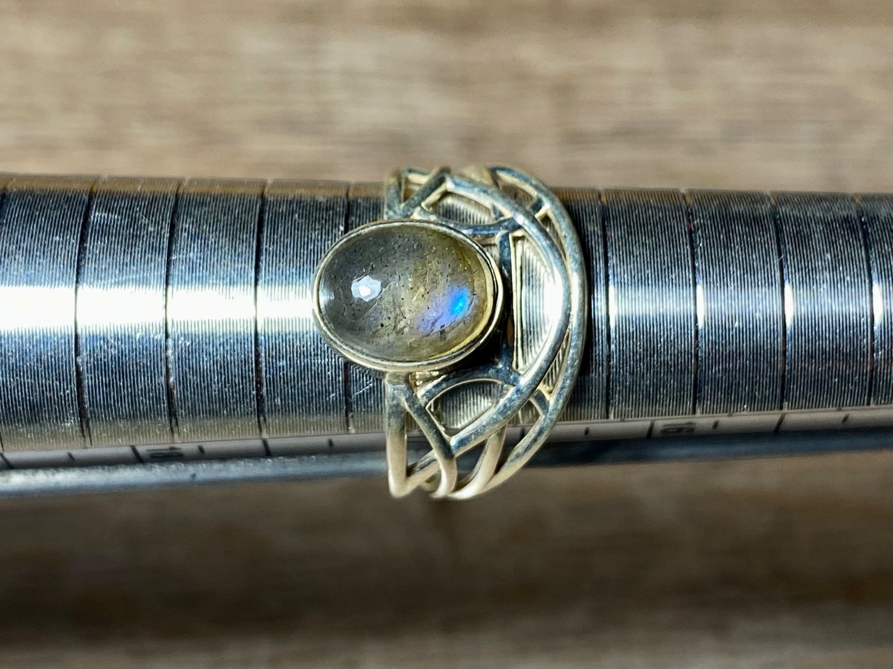 Ringe: boho style 925 Silber Ring mit natürlichem Labradorit – Neu und originalverpackt aus Laax von Kiki_Kingdom3 3