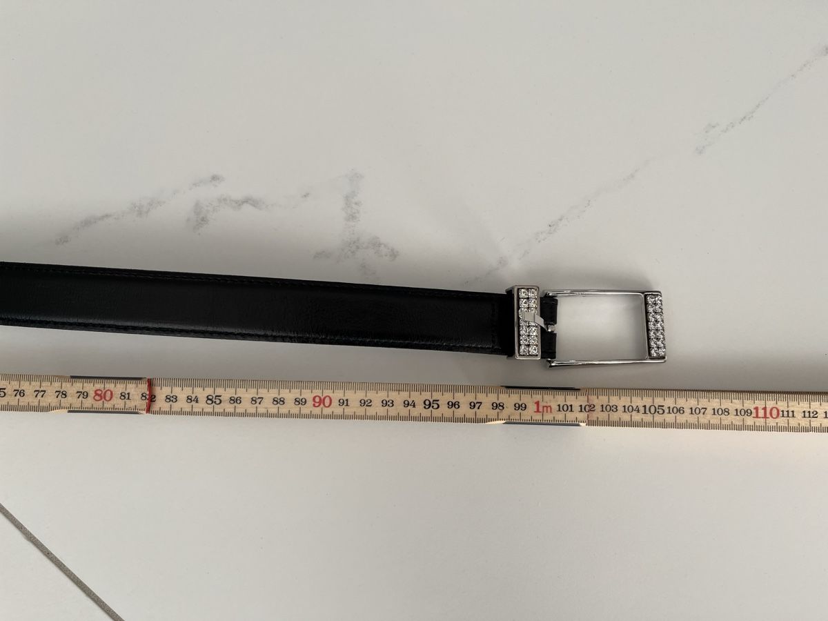 Gürtel: Schöner Damenguertel Leder mit Strasssteinen 90-105 – Gebraucht aus Russikon von sparklingvision 5