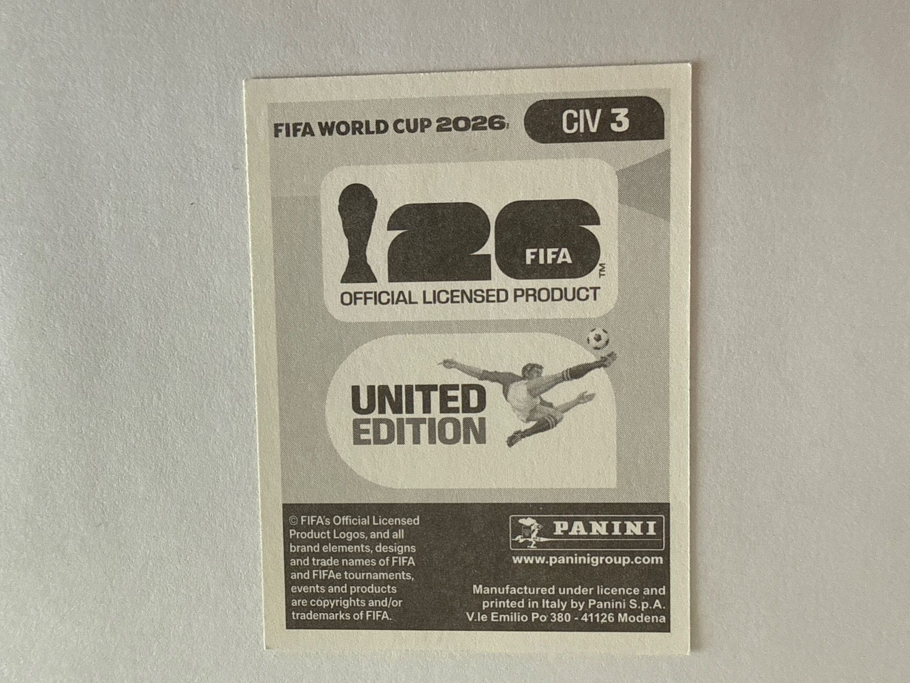 Panini Carte collezionabili: Konan CIV3 - Panini CH Edition WM 2026 – Nuovo (secondo la descrizione) da Grenchen venduto da nicus_aveiro 1
