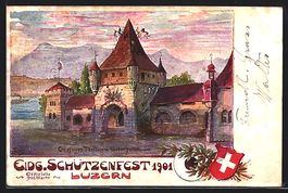Luzern, Eidgenössisches Schützenfest 1