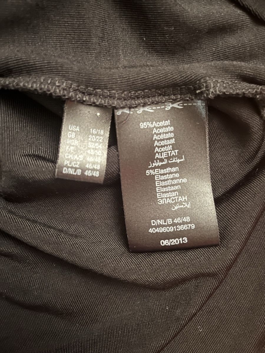 Top: Schwarzes Top von Selection by Ulla Popken , Gr. 46/48 – Nuovo (secondo la descrizione) da Zürich venduto da imelisa 2