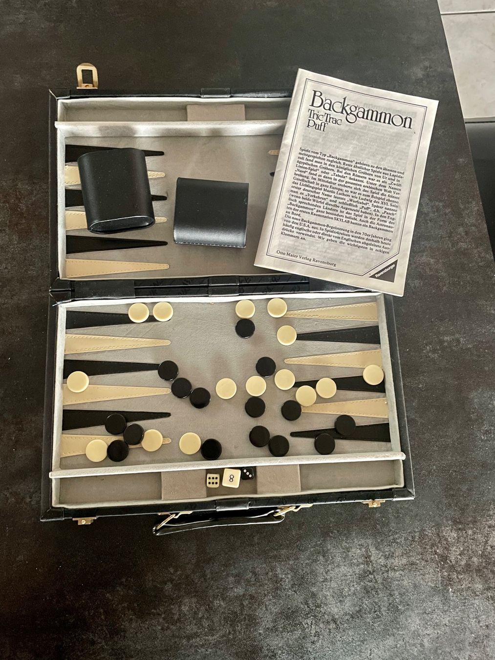 Ravensburger Giochi: Coffre de Jeu Vintage Backgammon Ravensburger – Usato da Vallamand venduto da Bricbracbroc82 1