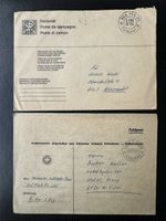2 Schweiz Feldpost Briefe Militärpost Militärpost Lot
