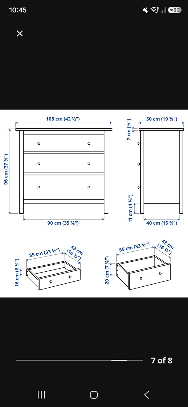 Ikea Commodes: Ikea Hemnes kommode – D'occasion à Zürich par dil_9crq 2