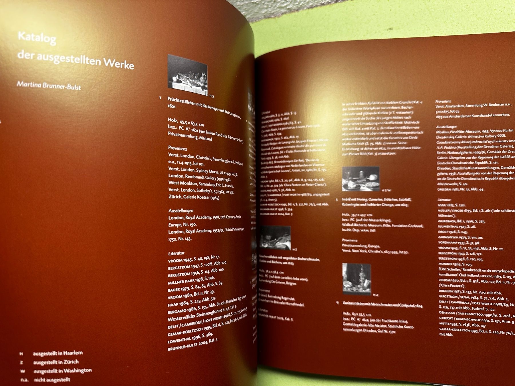 Bücher: Pieter Claesz: Stilleben. – Gebraucht aus Zürich von allp 8