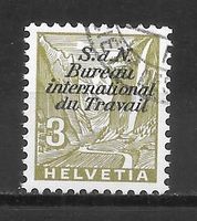 Internationales Arbeitsamt BIT (D IV) Nr. 38 gestempelt