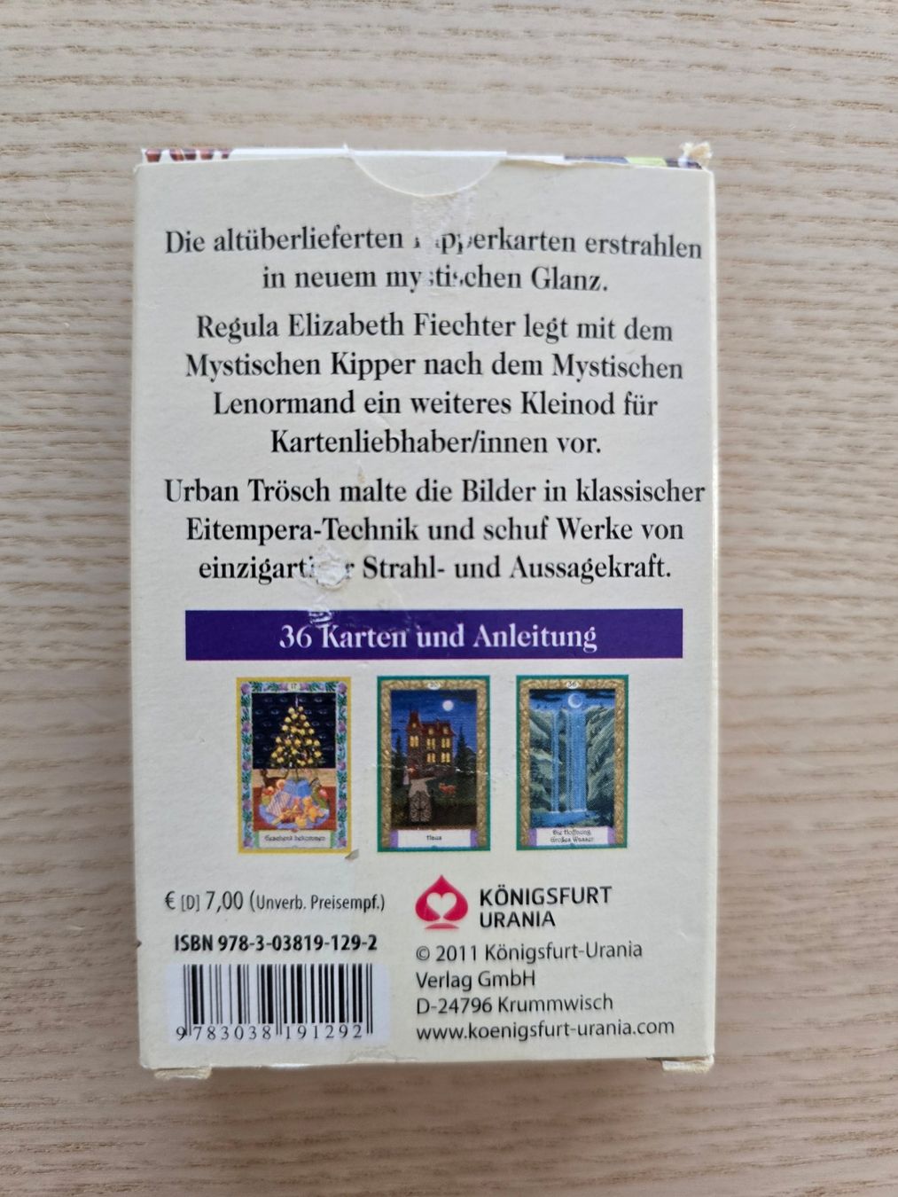 Giochi: Mystisches Kipper Wahrsagekarten-Set, 36 Karten – Usato da Romanshorn venduto da Rachacha 1