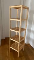 Regal aus Holz mit fünf Ablagen gebraucht guter Zustand