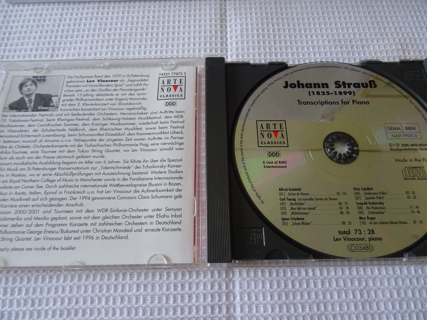 CD: Johann Strauss, Klaviertranskriptionen – Usato da Bilten venduto da Bora3 2