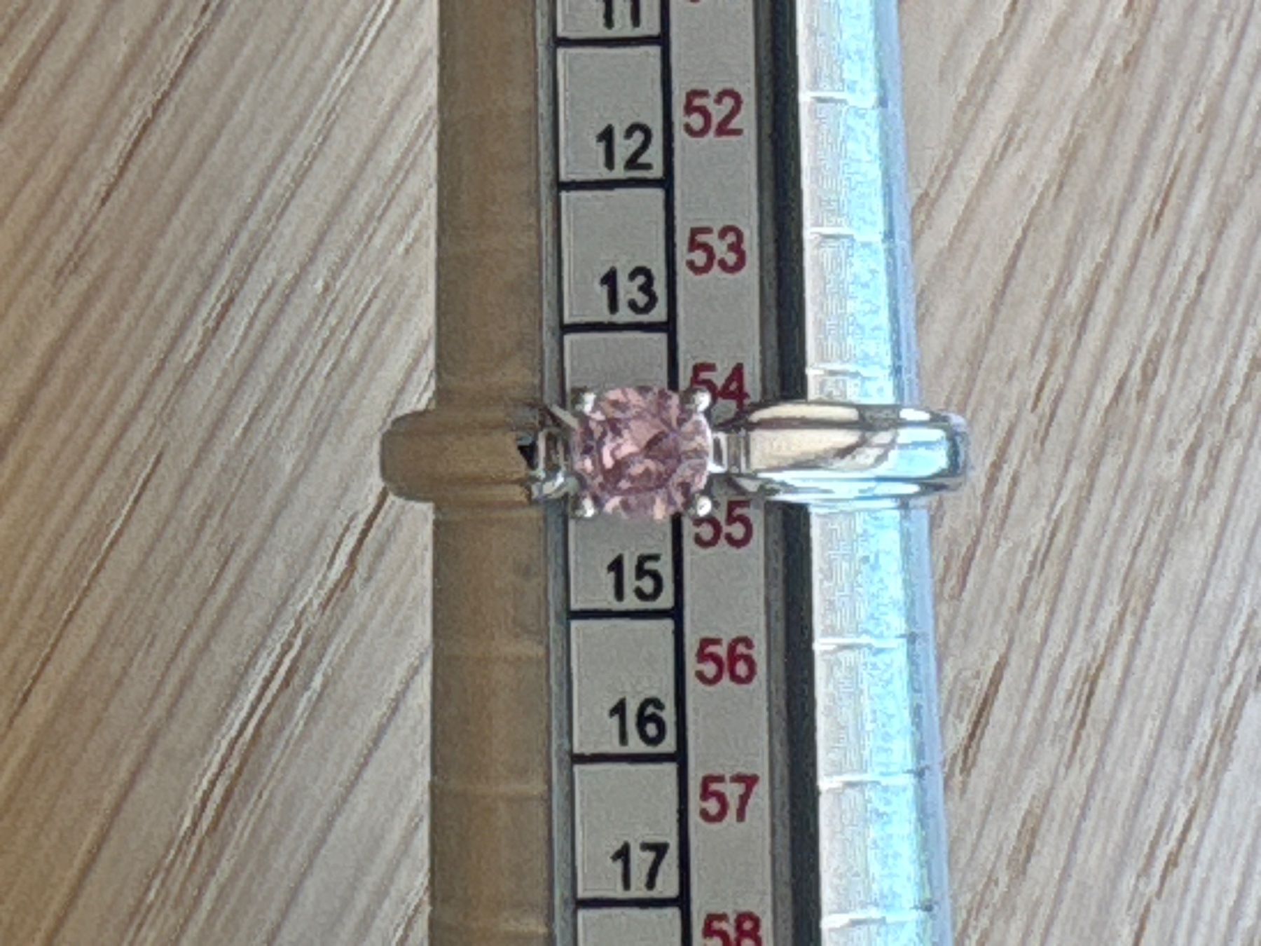 Anelli: Luxus Elegante Gr.17/7 Ring Farbe: Silber/Rosa – Nuovo (secondo la descrizione) da Biel-Bienne venduto da Roserosse13 7