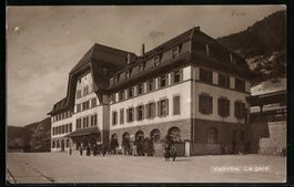 AK Vallorbe, La gare, Bahnhof