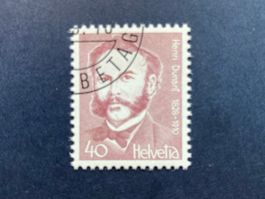 1978 Henri Dunant 40 C. ET  (ZNr 618)