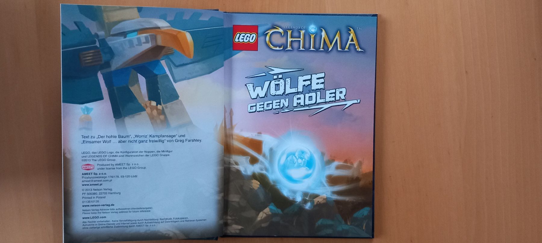 Libri: LEGO Chima Buch: Woelfe gegen Adler – Usato da Oberwil-Lieli venduto da Deding 2