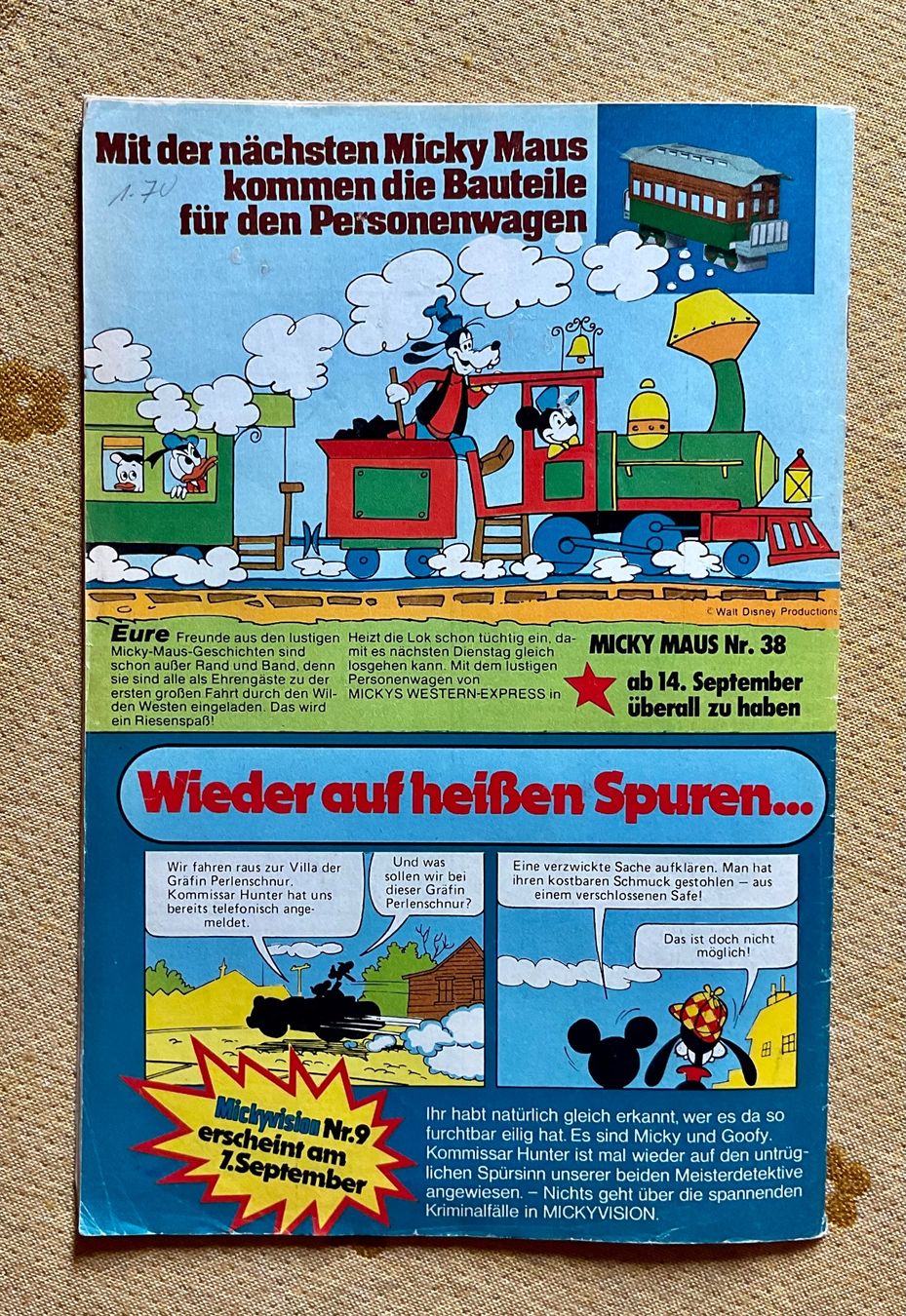 Fumetti: Micky Maus Heft Nr 37 von 1976 – Usato da Endingen venduto da nathan05 9