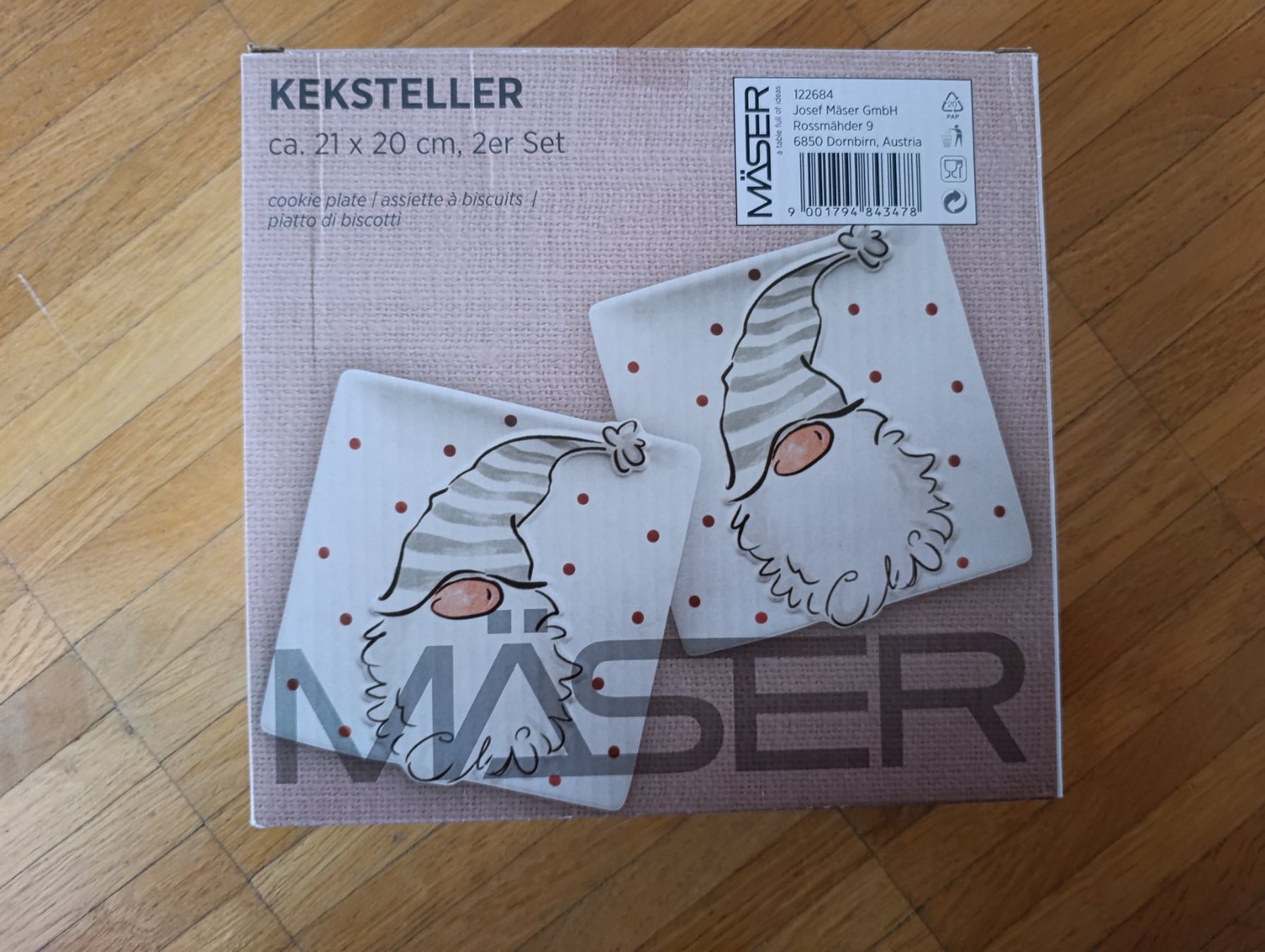 Piatti: 2er Set Keksteller, neu – Nuovo e nell'imballaggio originale da Zürich venduto da ShadowVorlon 2