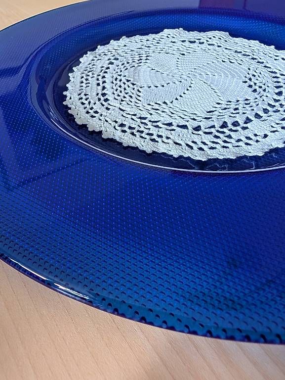 Assiettes: Platzteller / grosse Glasteller blau – D'occasion à Ebikon par isa_xjb2 3