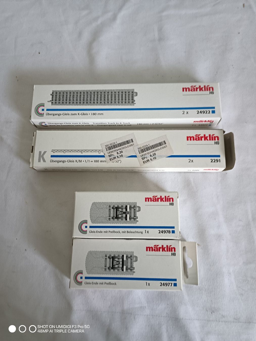 Märklin Modellini di ferrovie: Märklin H0 Gleis Konvolut – Nuovo (secondo la descrizione) da Aarwangen venduto da to-hirschi
