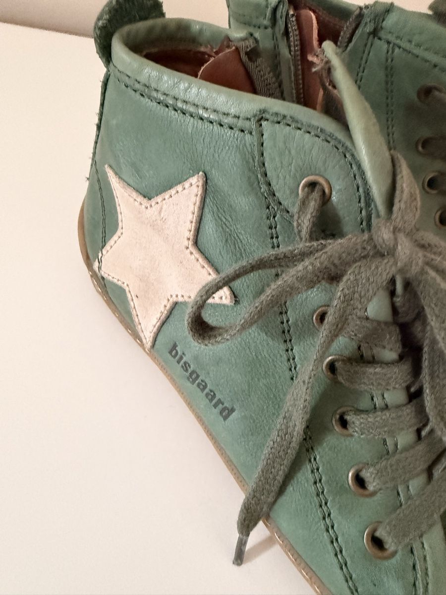 Bisgaard Chaussures hommes: Bisgaard Halbschuhe Leder, Gr. 38, grün – D'occasion à Näfels par Triibholz 2