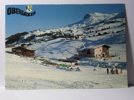 Obersaxen , Skischulplatz und Restaurant