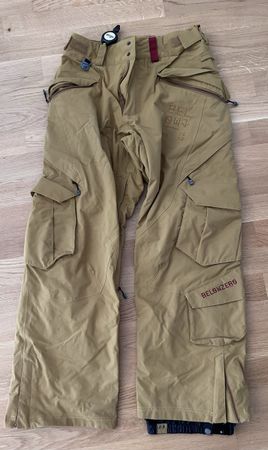 Snowboard Pants BELWOZERO Zerotech M Beige Waterproof