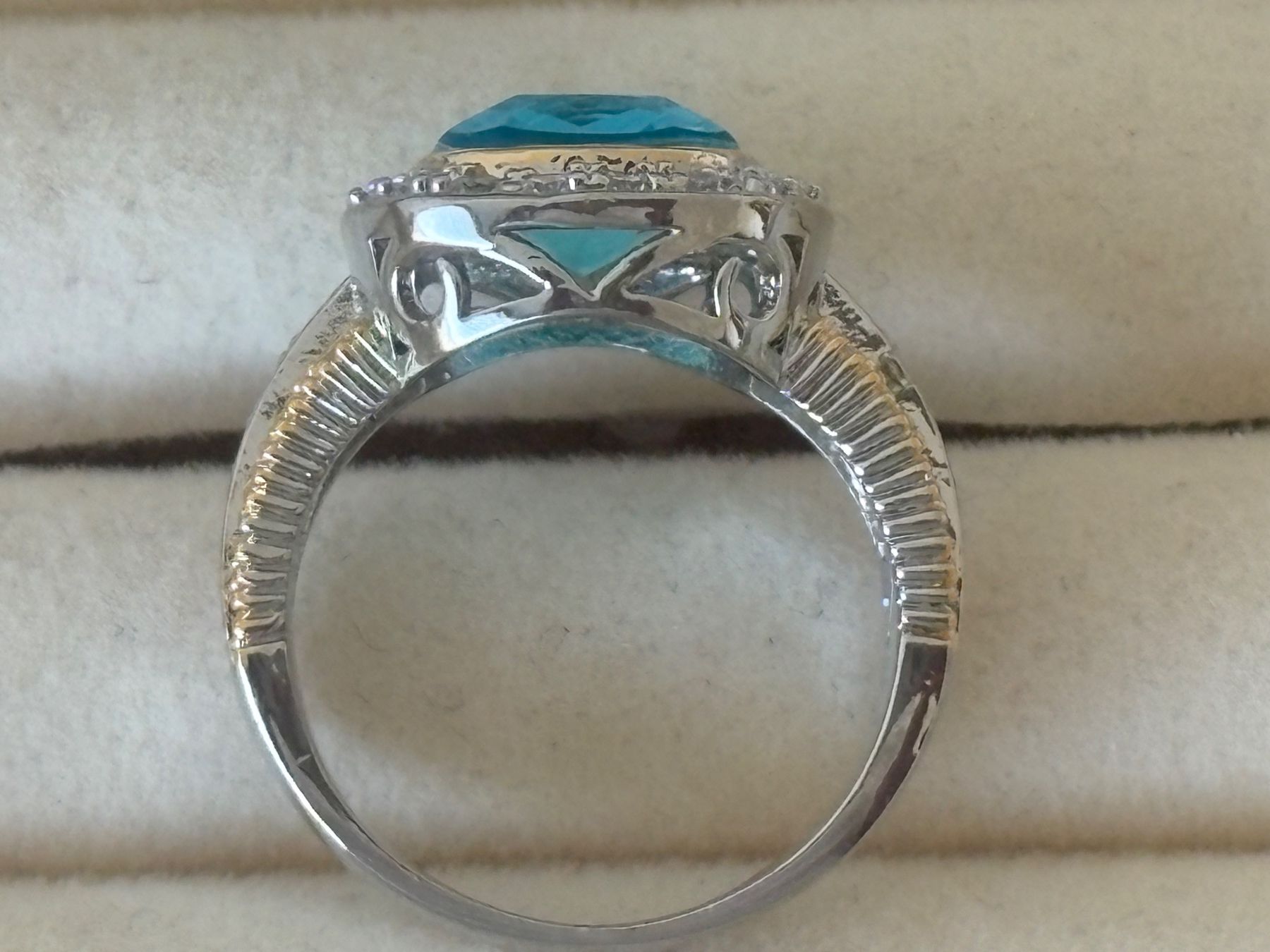 Ringe: Luxus Elegante Gr.19/9 Ring Farbe: Silber /Turkis – Neu (gemäss Beschreibung) aus Biel-Bienne von Roserosse13 2